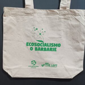 Bolso tela "Ecosocialismo o Barbarie"
